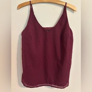 Banana Republic Flock Dot Print Classic Camisole